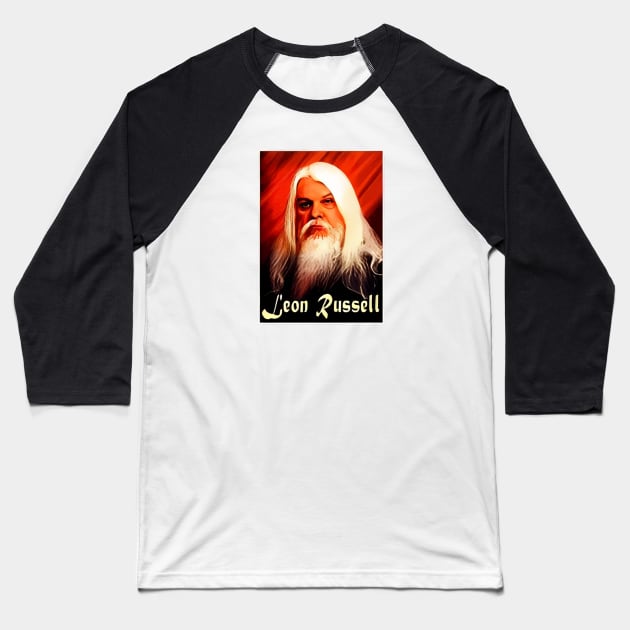 Leon russell///Retro for fans Baseball T-Shirt by MisterPumpkin